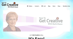 Desktop Screenshot of howtogetcreative.com